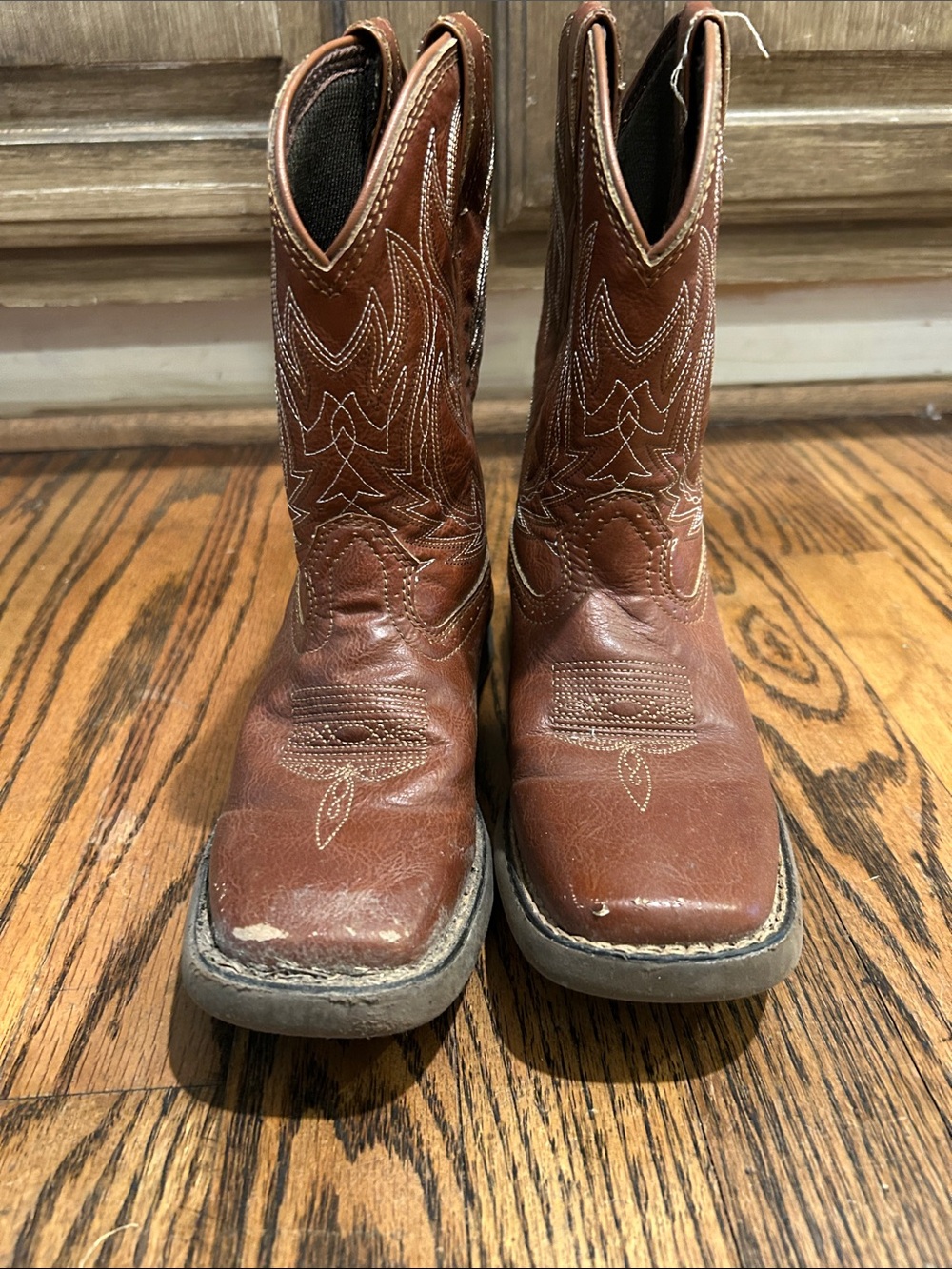 Durango Brown Kids Cowboy Boots